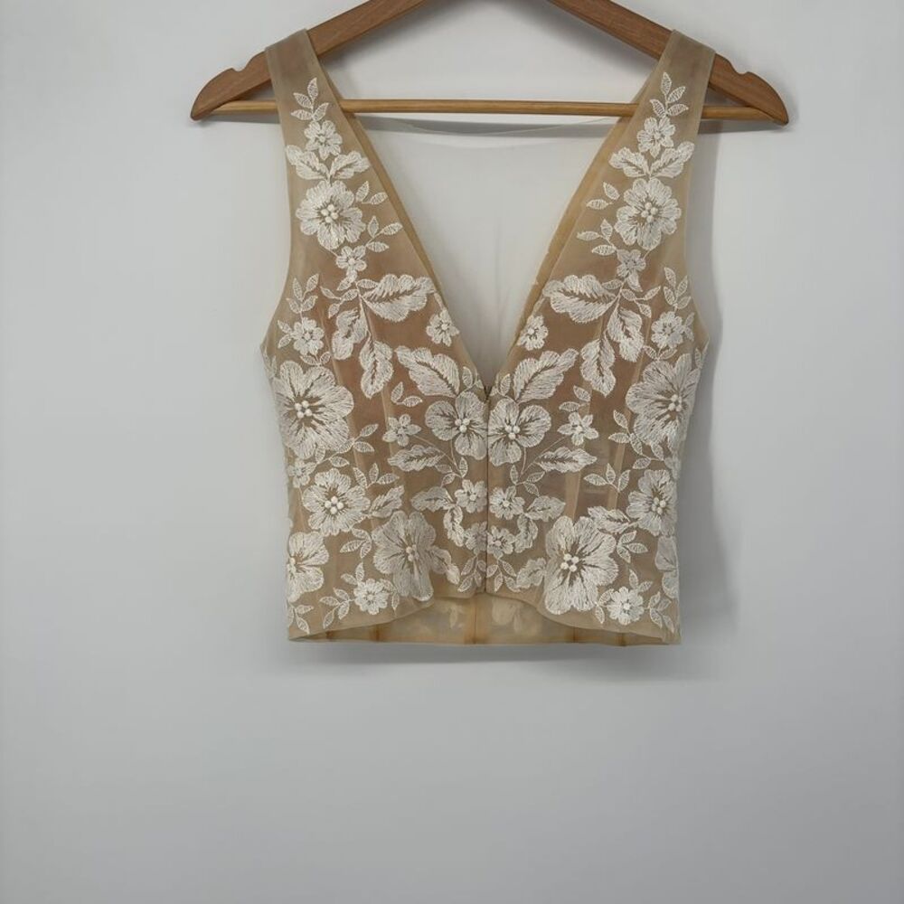 Jenny Yoo Anthropologie Marian Top - Picture 2 of 3